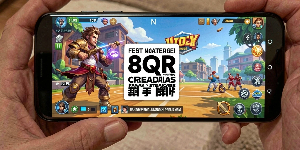 Tampilan gameplay menarik dari 8QR menunjukkan strategi yang mendebarkan.