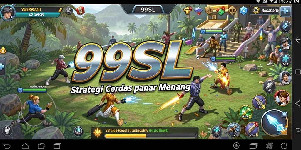 Tangkapan layar utama 99SL menunjukkan momen taktis dalam gameplay.