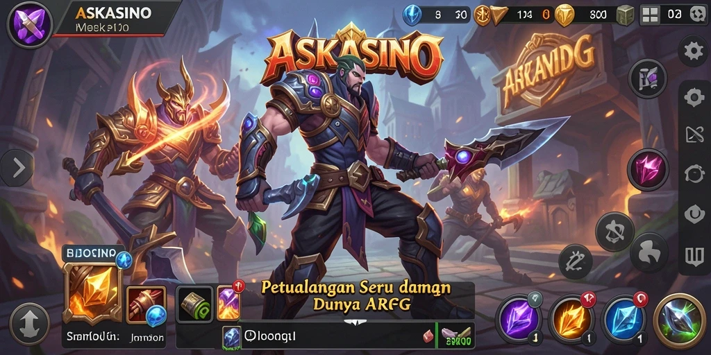 Tangkapan layar menunjukkan aksi seru dalam permainan ARPG.