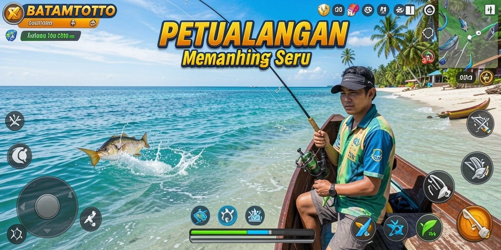Tangkapan ikan besar dalam gameplay BATAMTOTO yang mendebarkan.