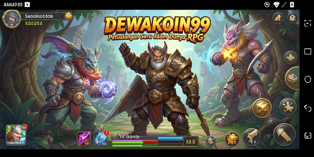 Tampilan gameplay seru dari DEWAKOIN99 dalam aksi RPG.