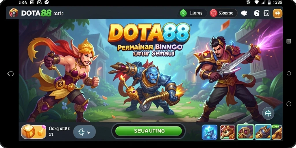 Tangkapan layar DOTA88 menampilkan momen seru permainan Bingo.