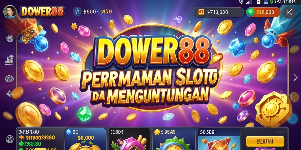 Screenshot gameplay DOWER88 menampilkan aksi seru permainan Slot.