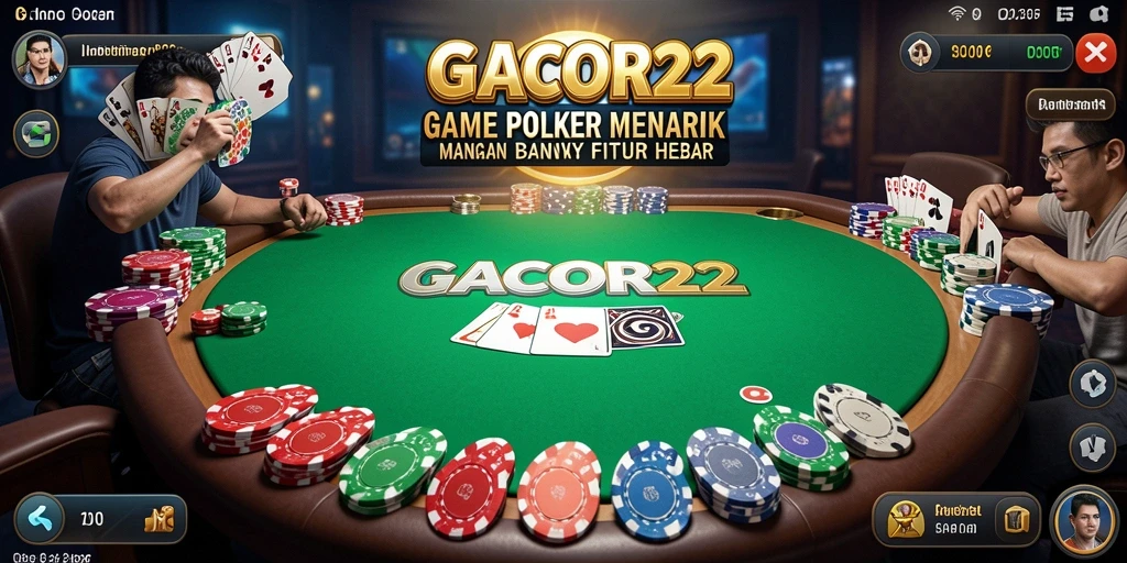 Tampilan gameplay GACOR22 dengan aksi seru dan interaksi pemain.