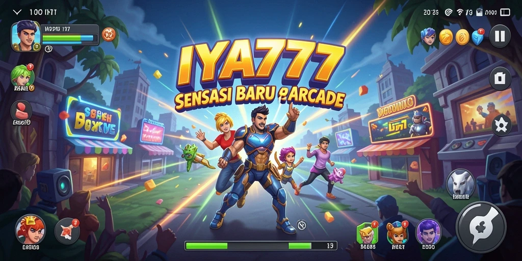 Tampilan dinamis dari gameplay menegangkan IYA777 yang memikat.