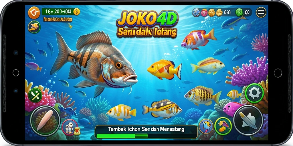 Tampilan gameplay JOKO4D yang penuh warna dan dinamis.