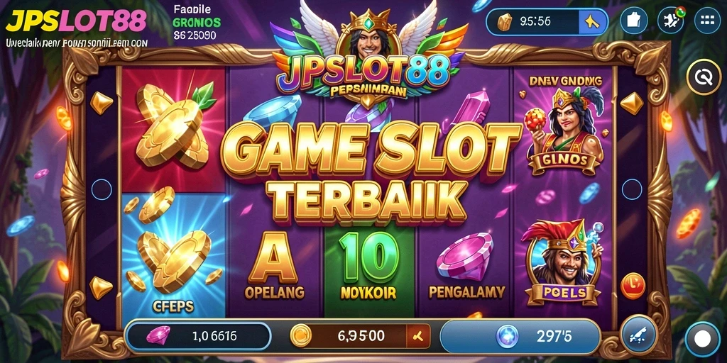 Screenshot JPSLOT88 menampilkan gameplay slot yang menarik.