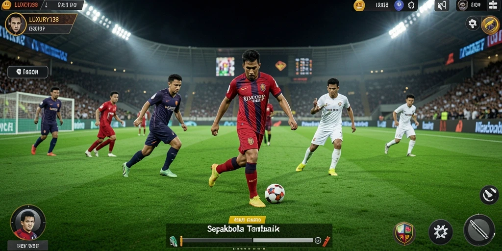 Tampilan gameplay LUXURY138 dengan aksi seru di lapangan.