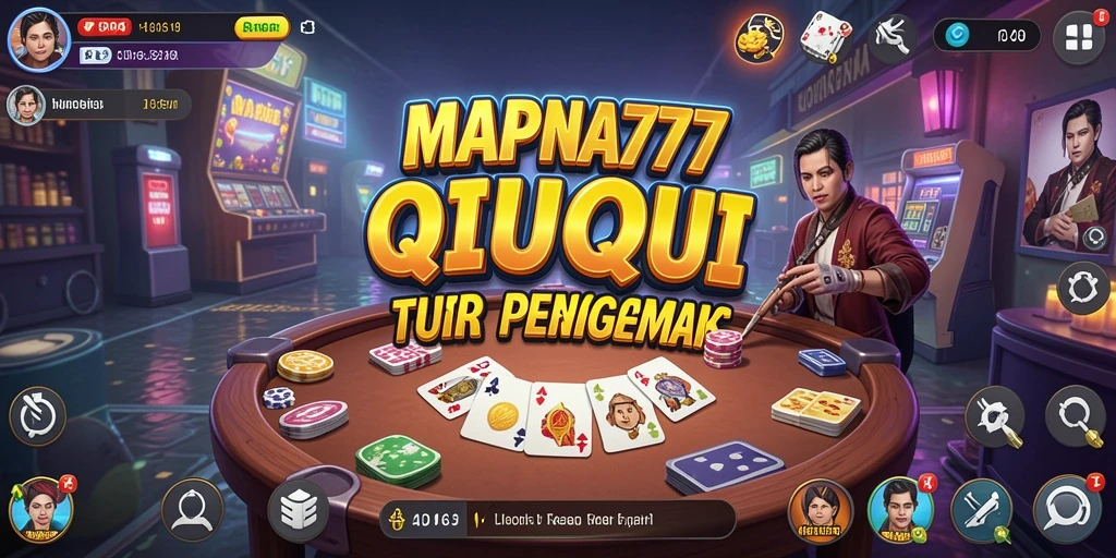 Tampilan gameplay menarik di MAPNA777 dengan berbagai kartu QiuQiu.