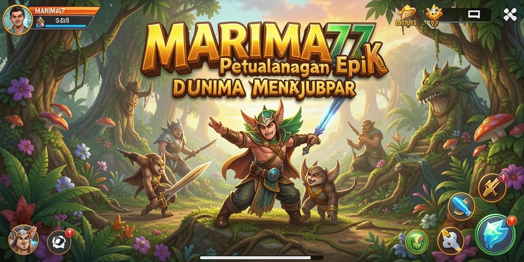 Tampilan mendebarkan dari gameplay petualangan MARIMA77 yang penuh aksi.