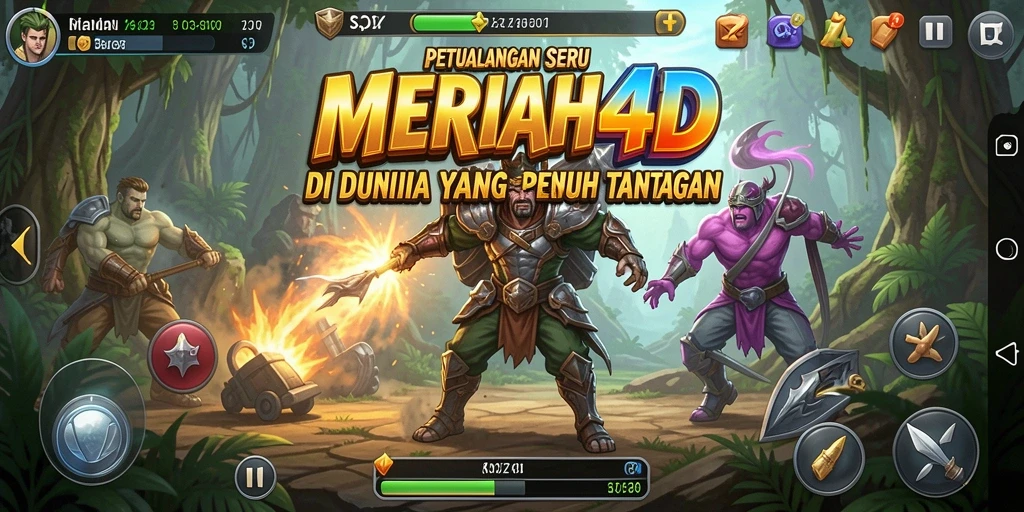Tampilan gameplay fantastis dalam MERIAH4D yang penuh petualangan.