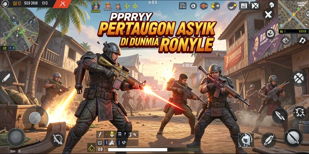 Tangkapan layar gameplay intens Battle Royale di PPRRYY.