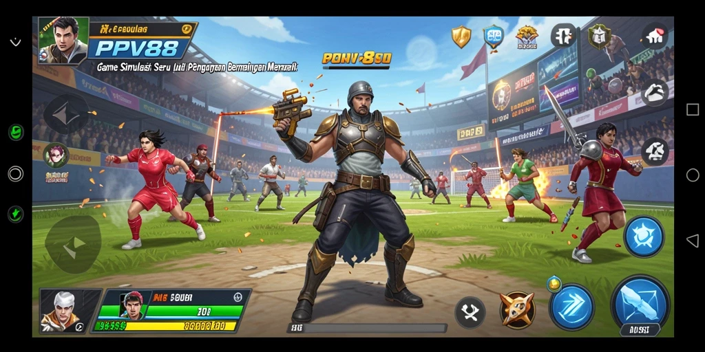 Tampilan gameplay PPV88 yang mendebarkan dan penuh aksi.