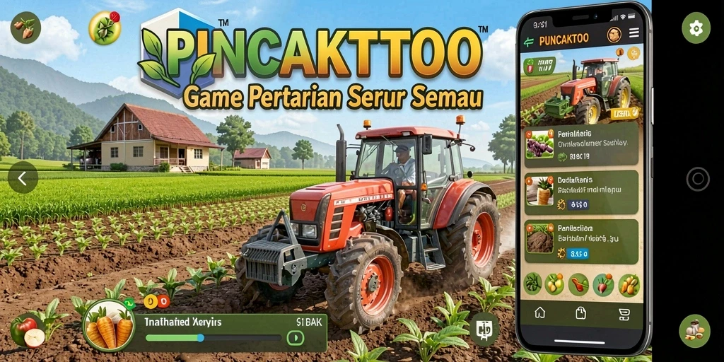 Gameplay PUNCAKTOTO yang seru dan menarik dalam pertanian.