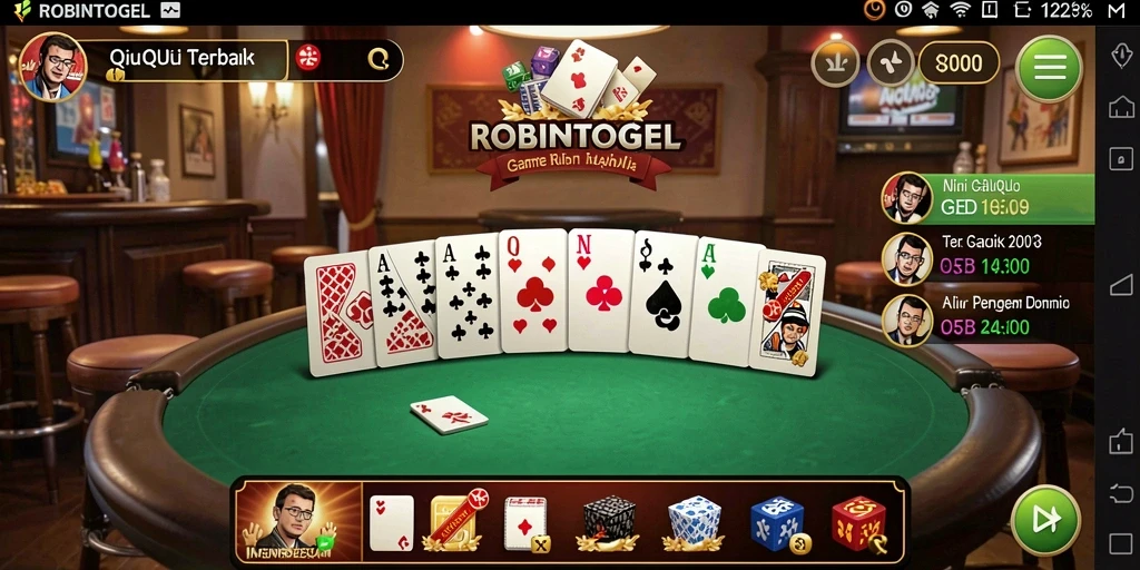 Screenshot gameplay QiuQiu yang seru di ROBINTOGEL.