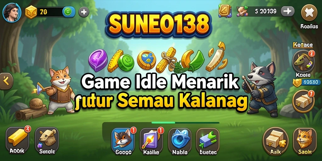 Tampilan gameplay SUNEO138 yang menyenangkan dan penuh warna.
