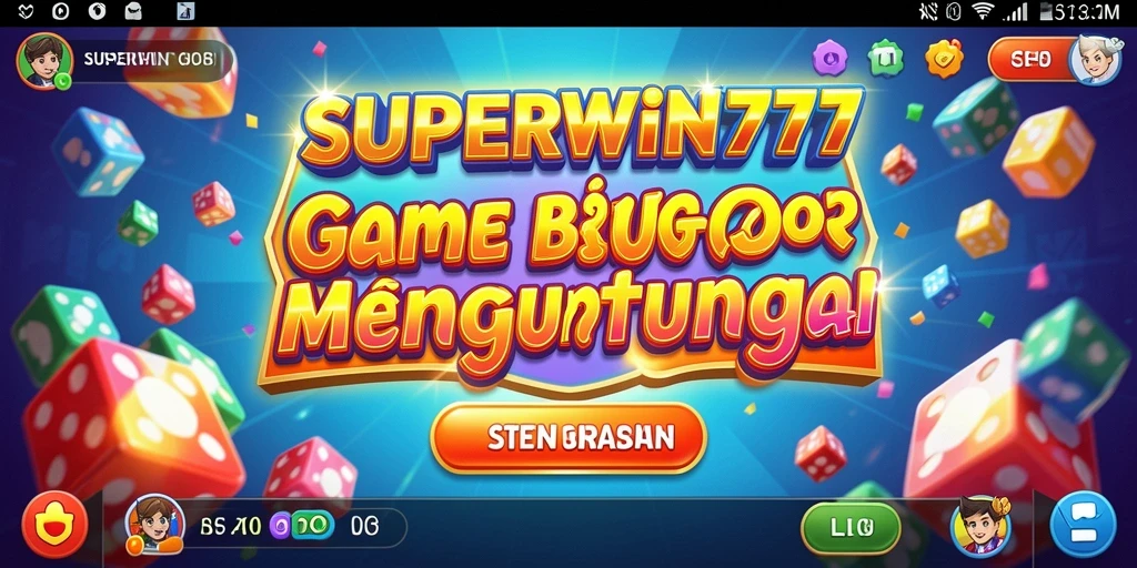 Screenshot utama SUPERWIN777 menampilkan gameplay Bingo yang seru.